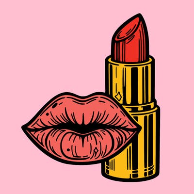 lips and lipstick