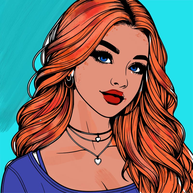 detailed realistic girl