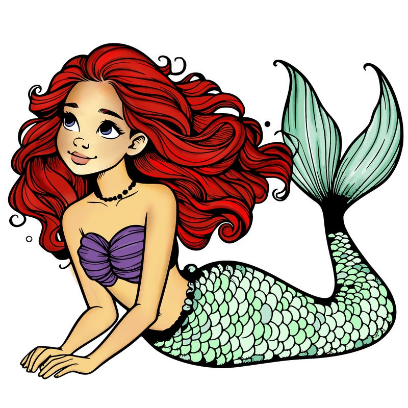 a realistic mermaid
