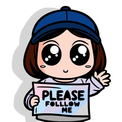 please follow me