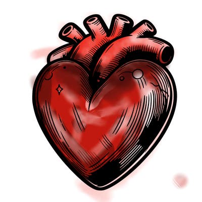 realistic heart