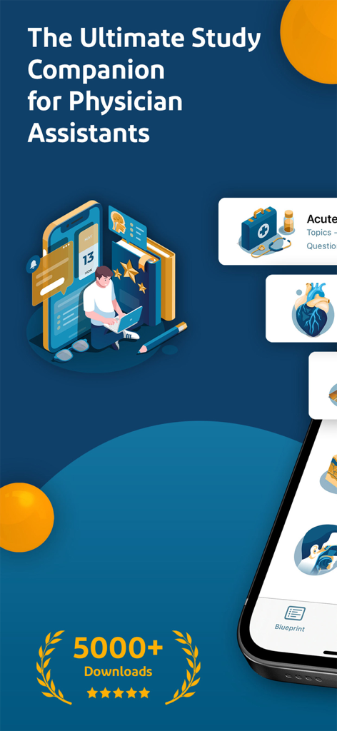 PANCE Study Buddy - PANCE Study Buddy app promotional screen featuring study tools and resources for physician assistant students