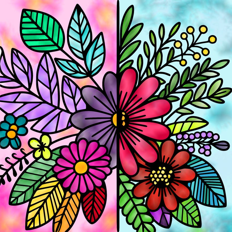 flowers split