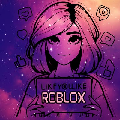 realistic girl saying like if you like roblox