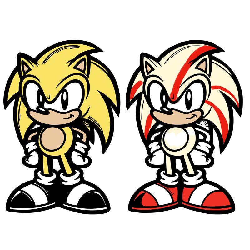 shadow the hedgehog and sonic the hedgehog