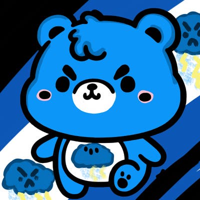 a simple cute little bear