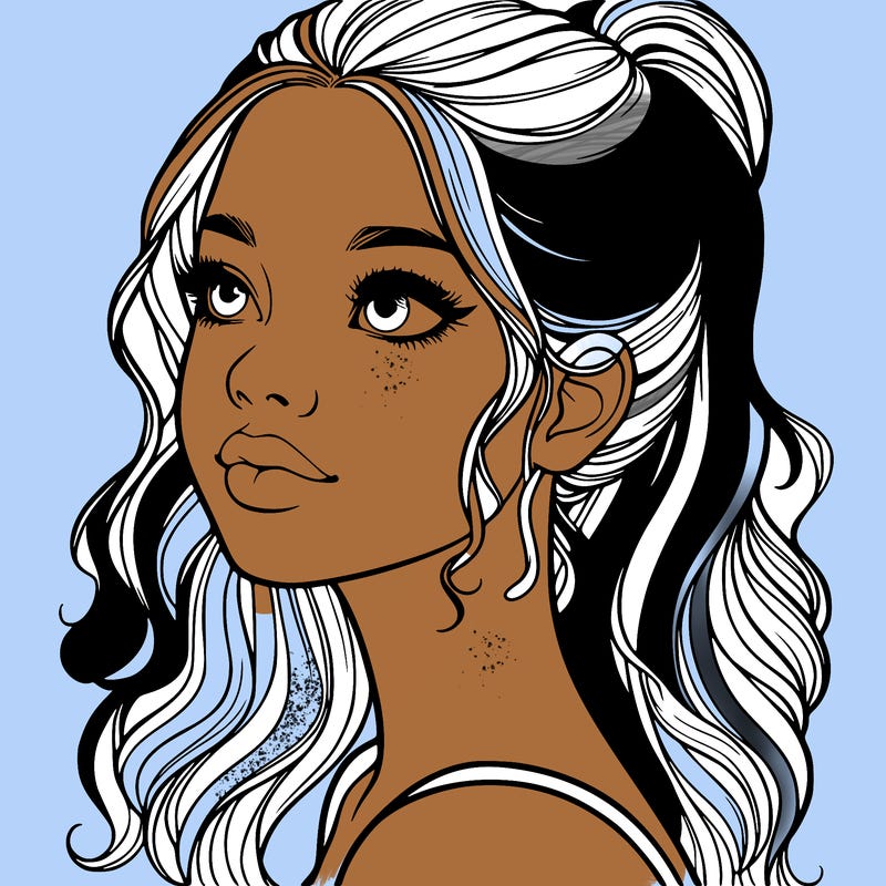 beautiful realistic girl