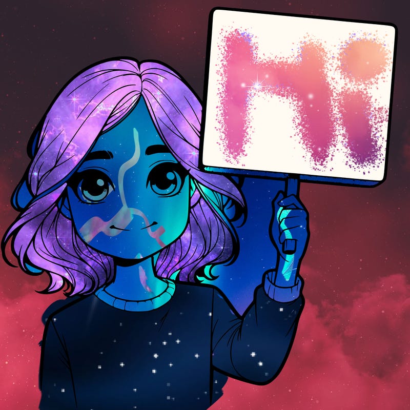 realistic girl holding up a sign