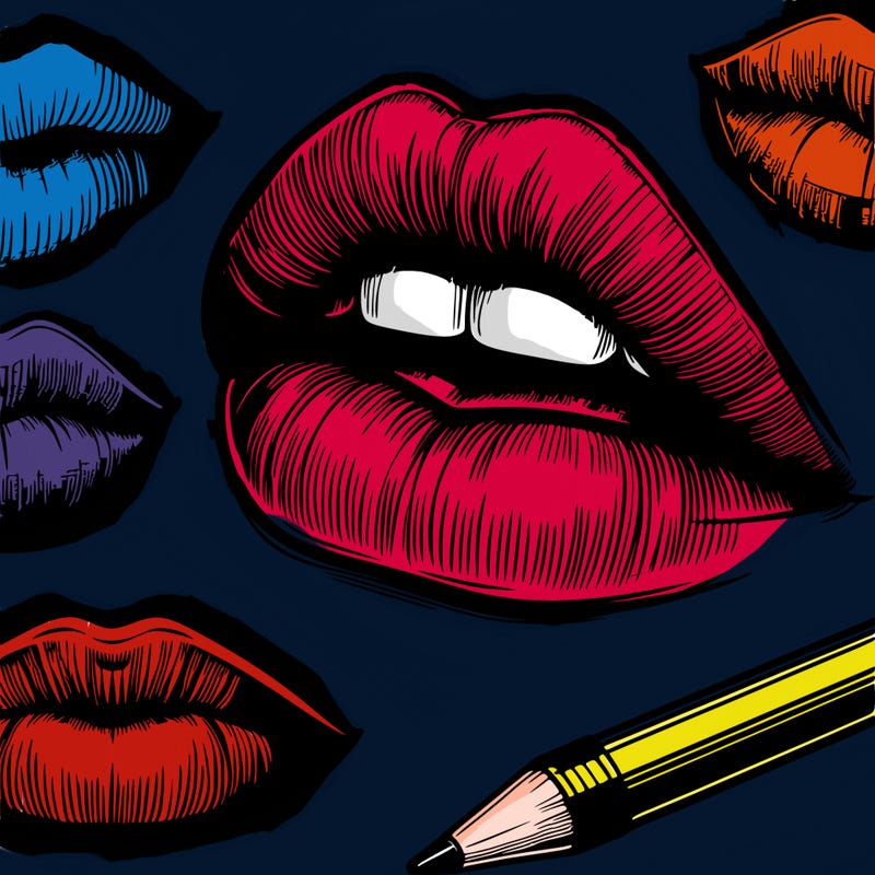 realistic  lips