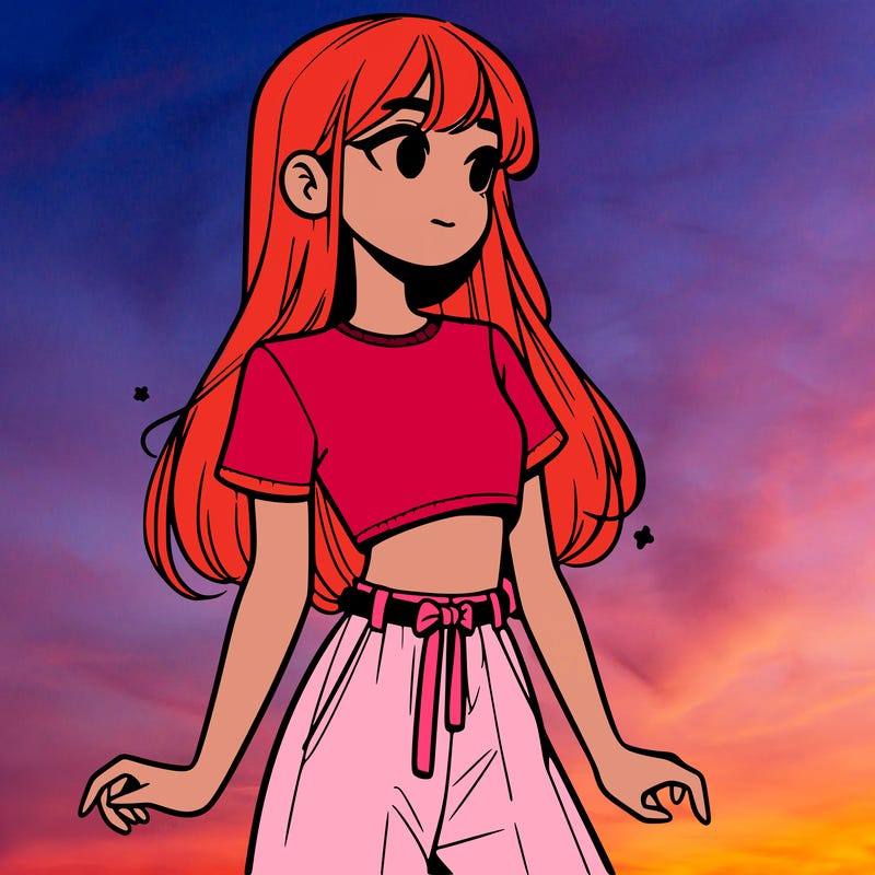 girl in a cute crop top
