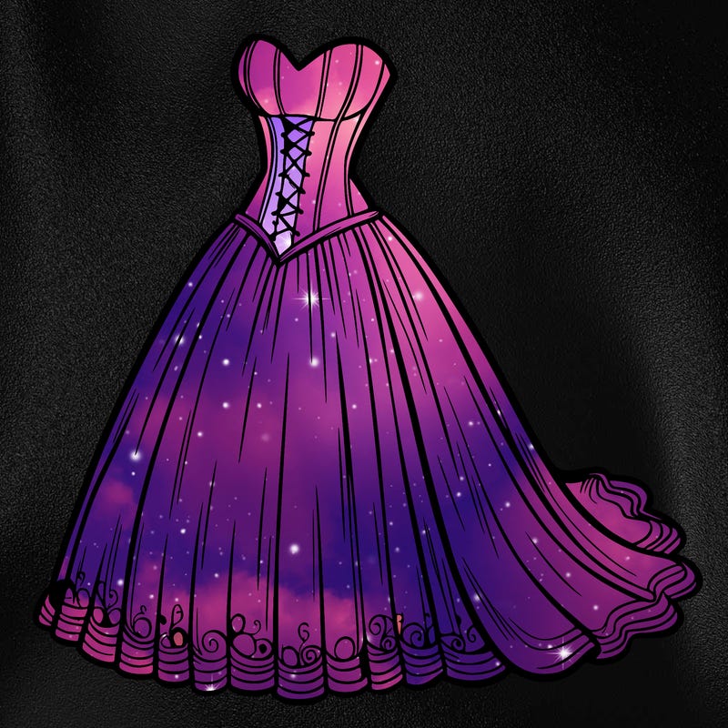 wedding dress-corset and a long and flowy skirt