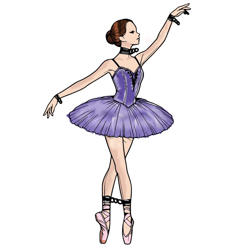 realistic ballerina