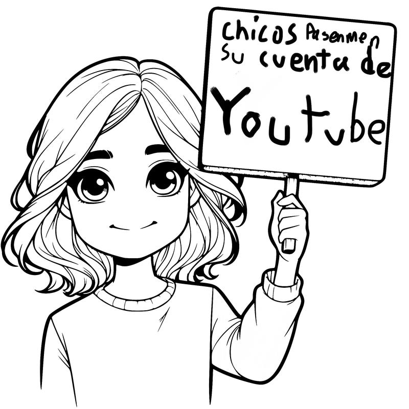 realistic girl holding up a sign