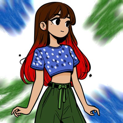 girl in a cute crop top