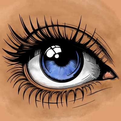 realistic eye