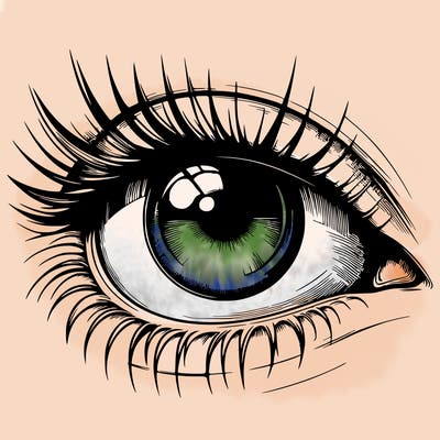 realistic eye