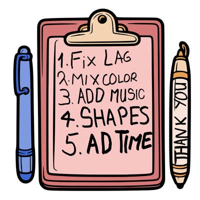 blank clip board with pen