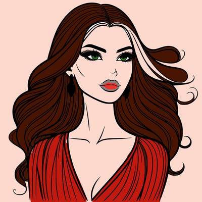 beautiful fashion woman