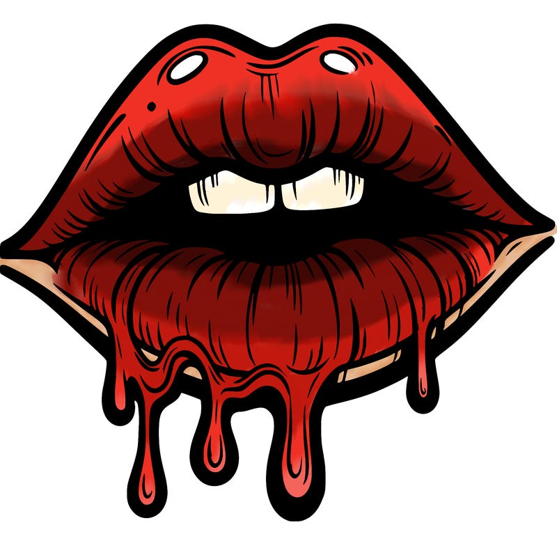 lips that look realistic and drip