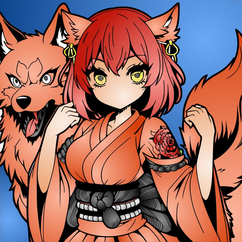 anime werewolf girl
