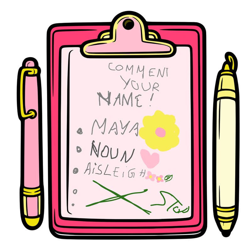 blank clip board with pen