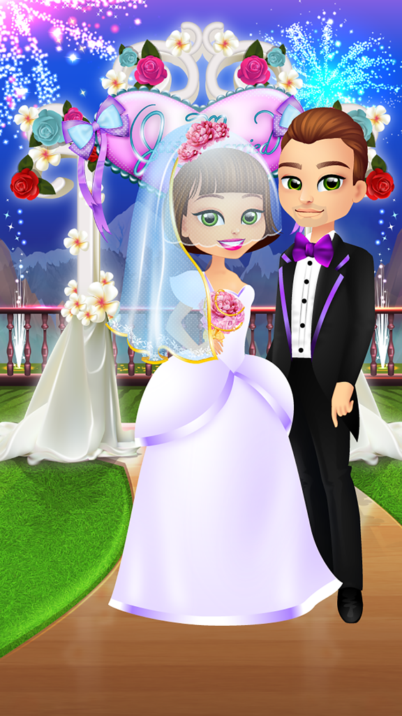 Olivia Grows Up - Baby & Family Life Salon Games for Girls - 美しい結婚式の儀式で、花嫁のオリビアと彼女の夫