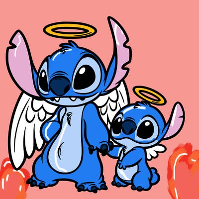 stitch and angel
