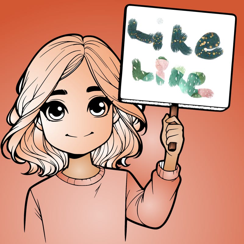 realistic girl holding up a sign