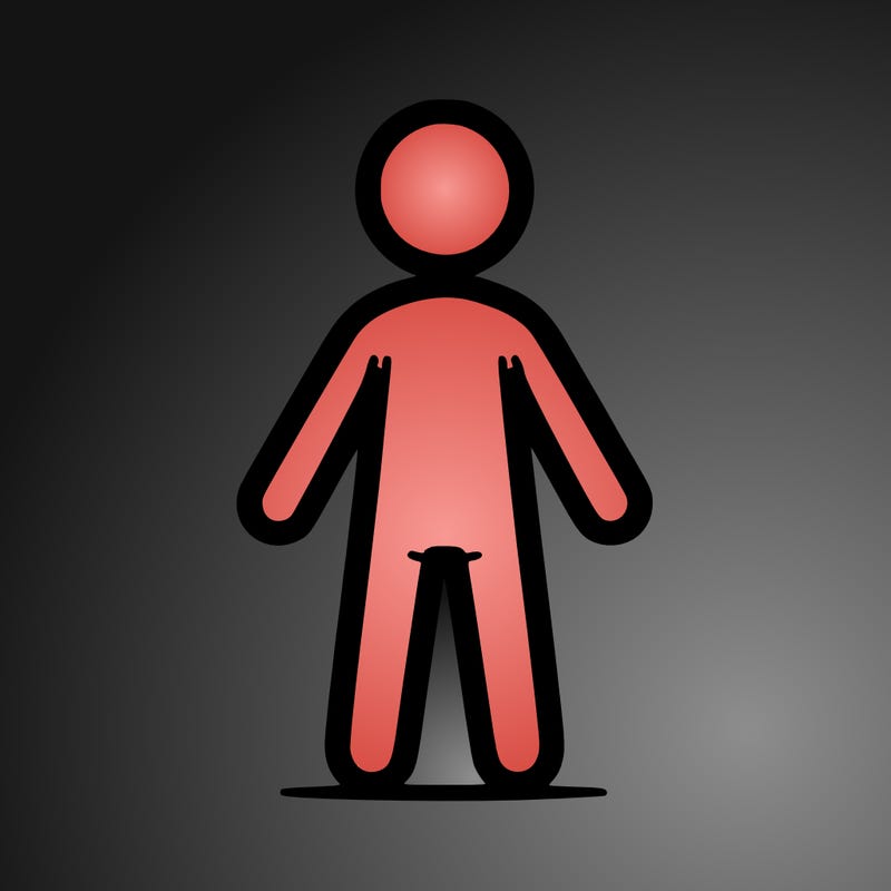 drawing of a person's body