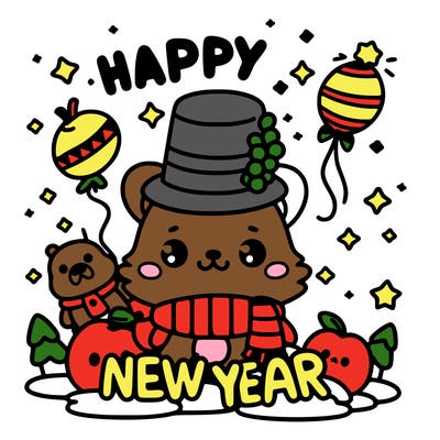 message : happy new year