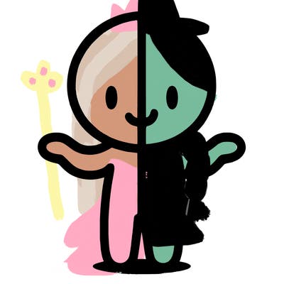 person split on half