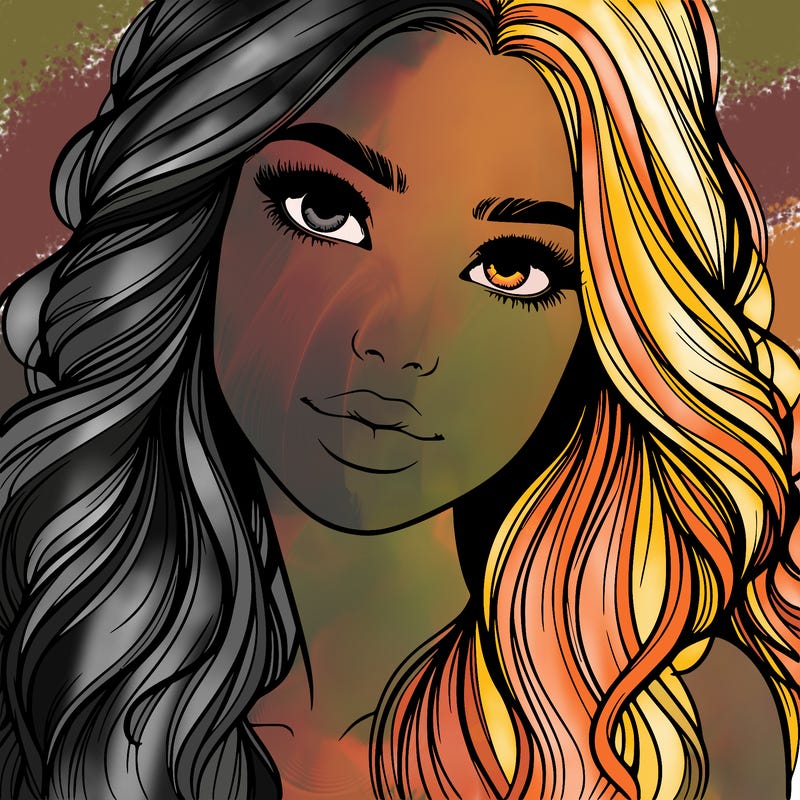 beautiful realistic girl