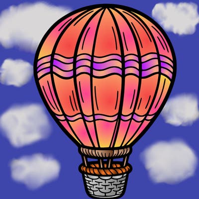 hot air balloon