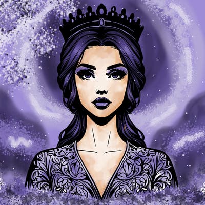 realistic beautiful queen