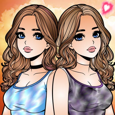 realistic twin sisters