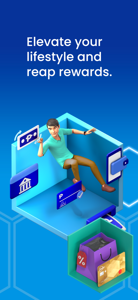 Promotional graphic for RCBC Pulz showing lifestyle rewards and digital banking features