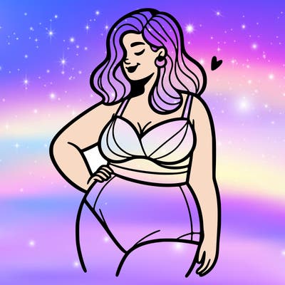 plus size woman bathing suit