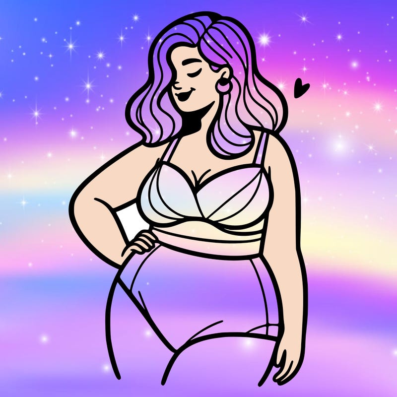 plus size woman bathing suit