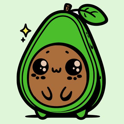 cute avocado