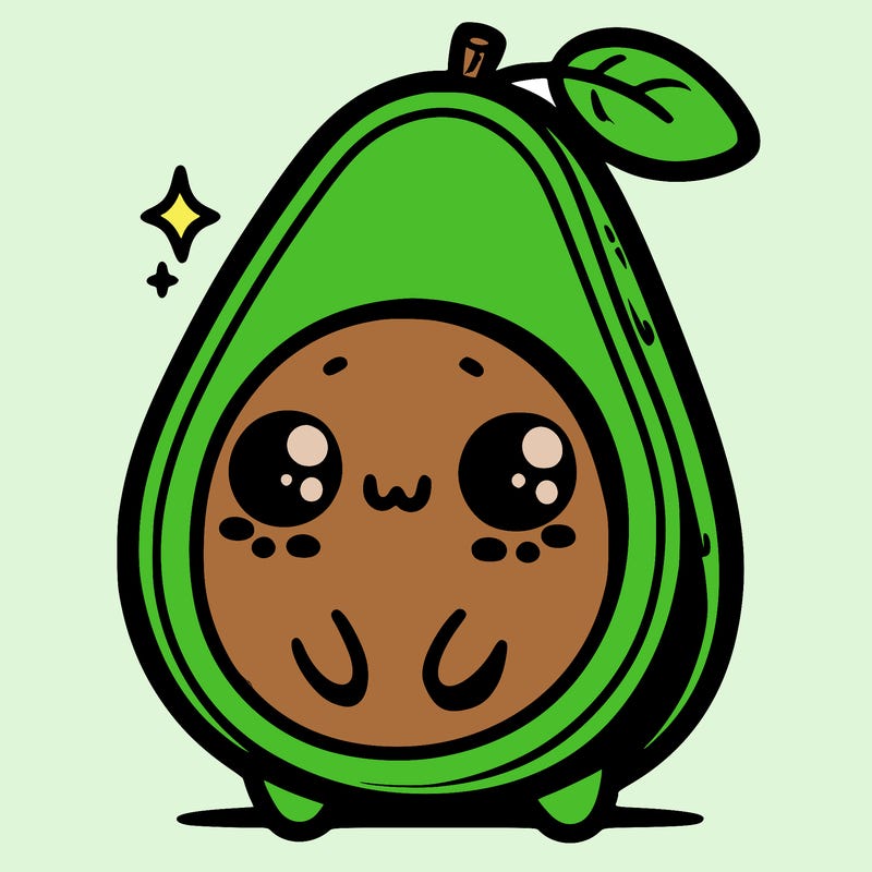 cute avocado