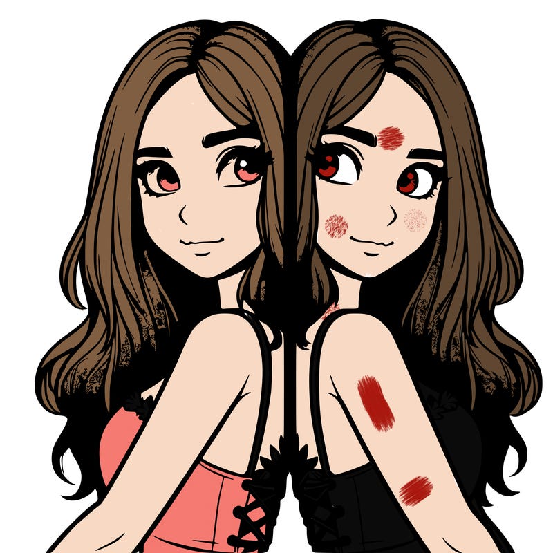 a realistic girl split