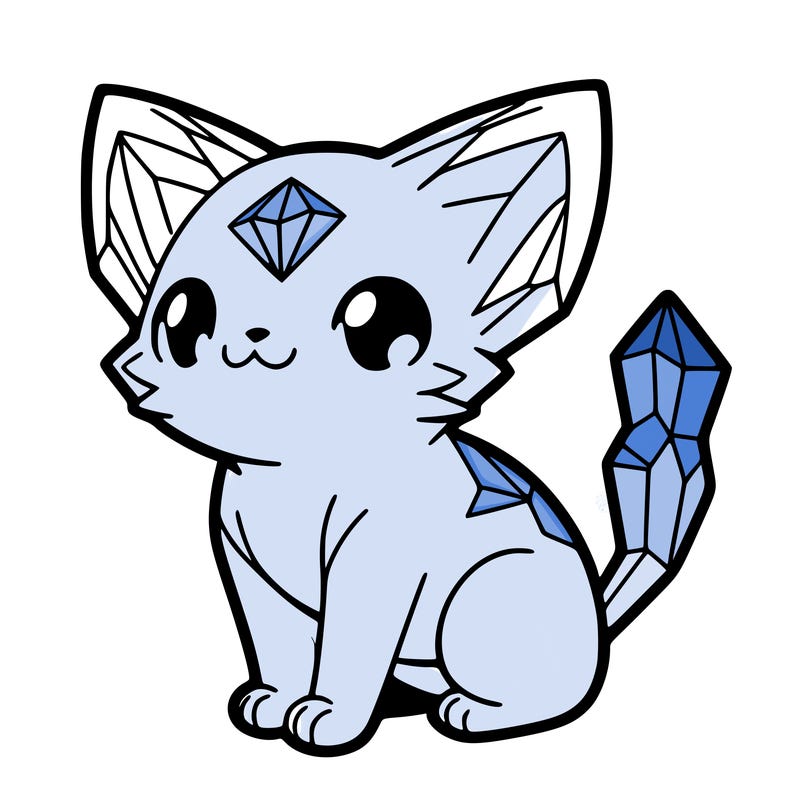 crystal kitten