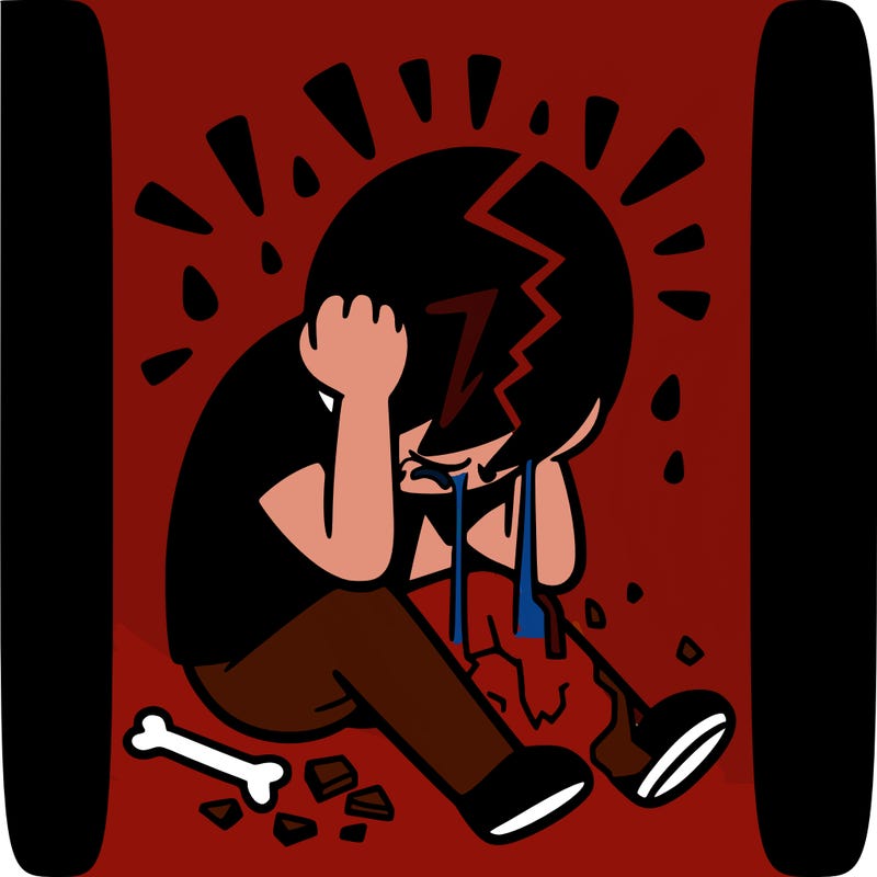 depression, anxiety, crying, black, broken