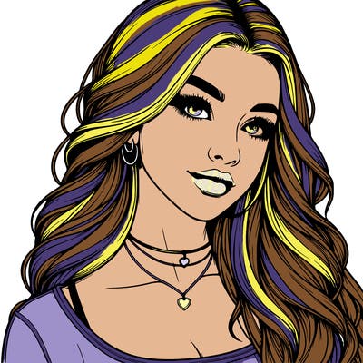 detailed realistic girl