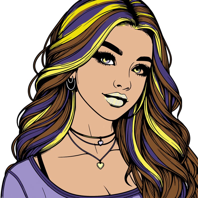 detailed realistic girl