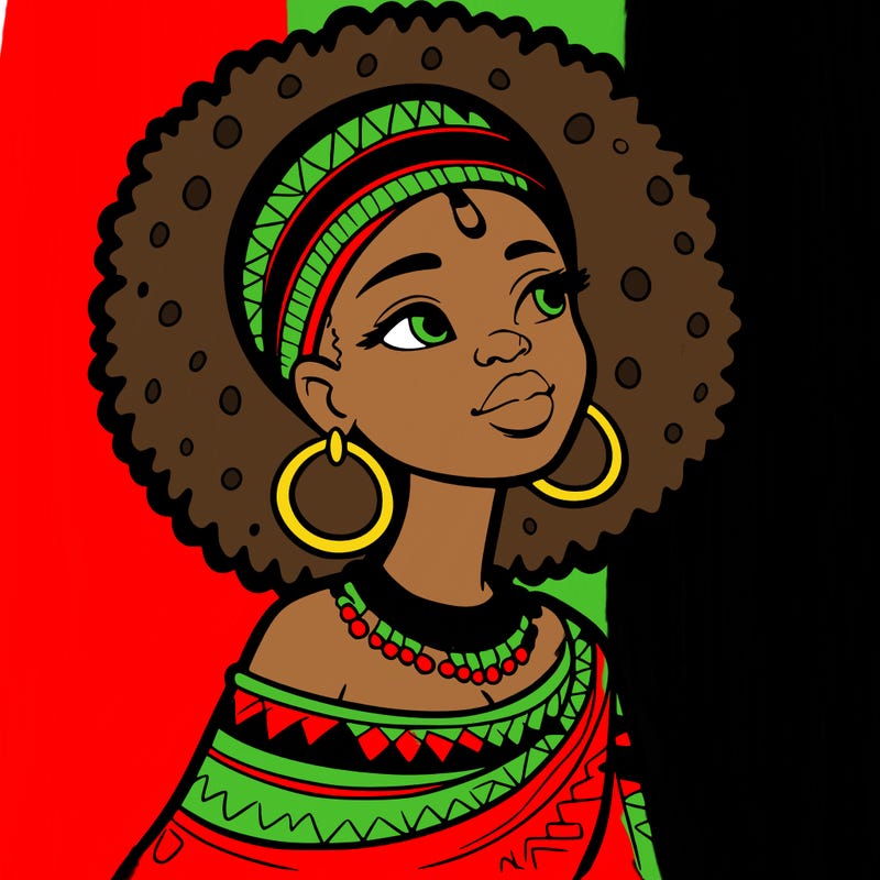 african woman