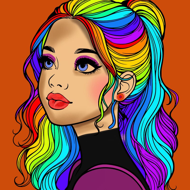 beautiful realistic girl