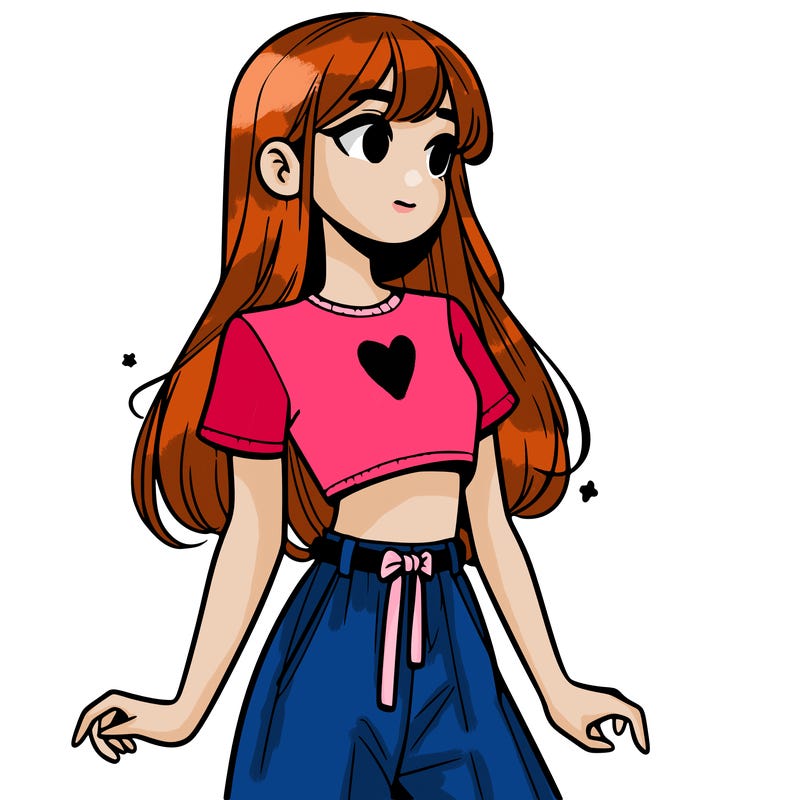 girl in a cute crop top