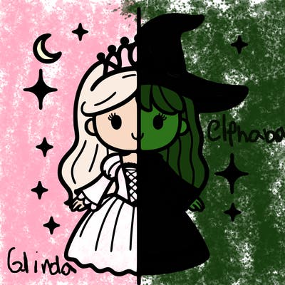 split princess and witch