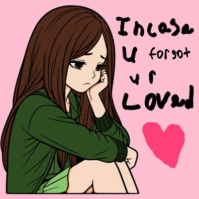 a realistic girl with depression